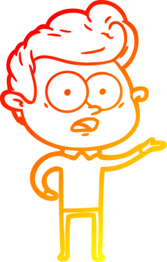 İnsan tarafından çizilmiş bir çizgi film karakteri.