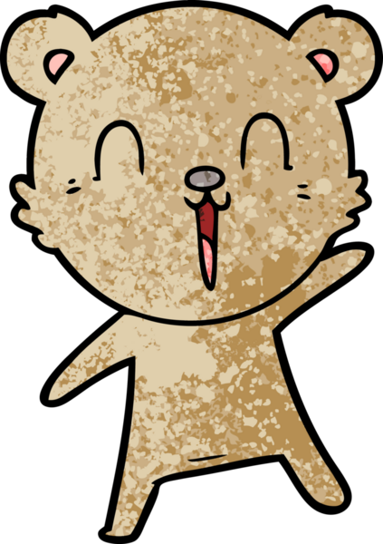 Bir insan tarafından çizilmiş bir çizgi film karakteri.