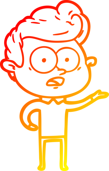 İnsan tarafından çizilmiş bir çizgi film karakteri.