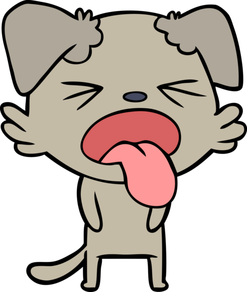 Bir insan tarafından çizilmiş iğrenç bir çizgi film.