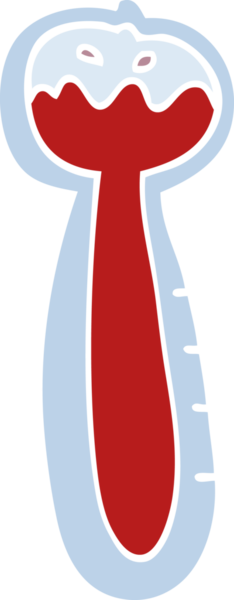 bir insan tarafından çizilmiş karalama termometresi