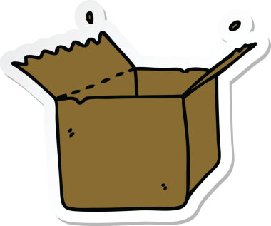 Bir insan tarafından çizilmiş garip bir el çiziminin çıkartması.