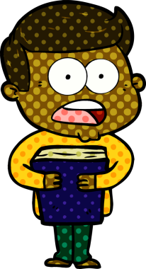 Bir insan tarafından çizilmiş bir karikatür.