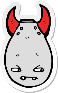 Bir insan tarafından çizilmiş bir karikatür bombasının çıkartması.