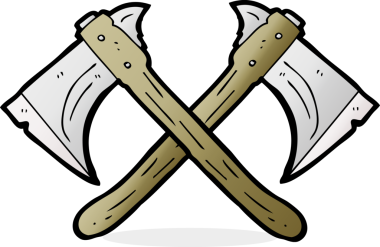 Serbest çizim bir insan tarafından çizilmiş çapraz eksenler