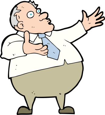 Bir insan tarafından çizilmiş, çileden çıkarılmış orta yaşlı bir adam.