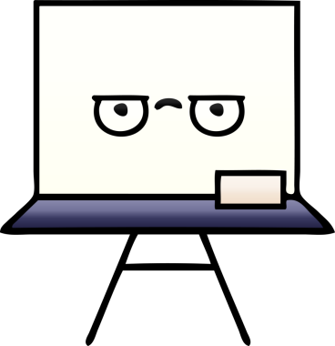 Bir insan tarafından çizilmiş beyaz bir karikatür.