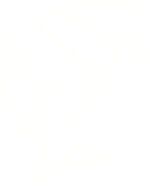 Bir insan tarafından çizilen Noel Adam Tebeşiri