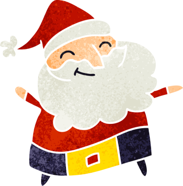 Bir insan tarafından çizilmiş neşeli bir babanın serbest çizim karikatürü