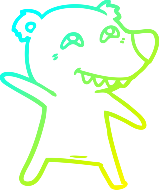 Bir insan tarafından çizilmiş soğuk çizgi çizgi film çizimi.