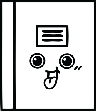 Bir insan tarafından çizilmiş bir defterin çizgi çizimi