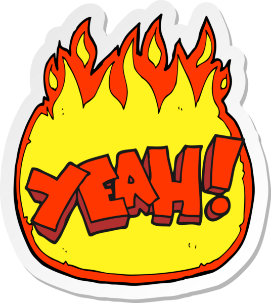 Bir insan tarafından çizilmiş bir çizgi filmin çıkartması.