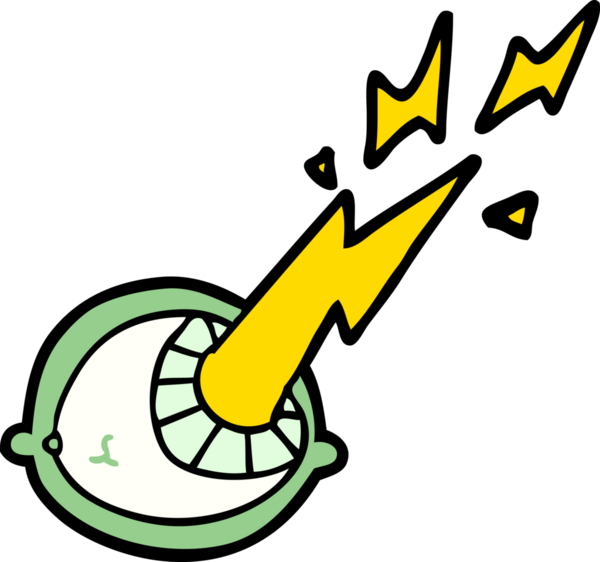 Bir insan tarafından çizilmiş ürkütücü sihirli göz.