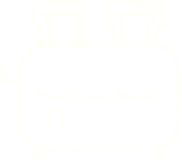 Üzücü Tost Makinesi Tebeşiri Bir insan tarafından çizilmiş