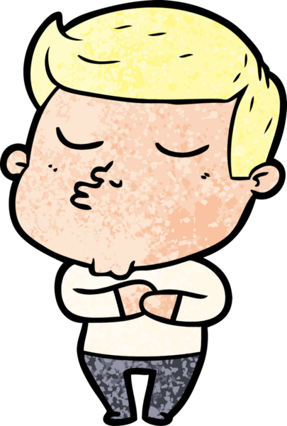 Bir insan tarafından çizilmiş karikatür mankeni adam.