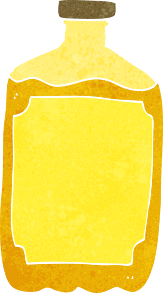 Bir insan tarafından çizilmiş su şişesi.