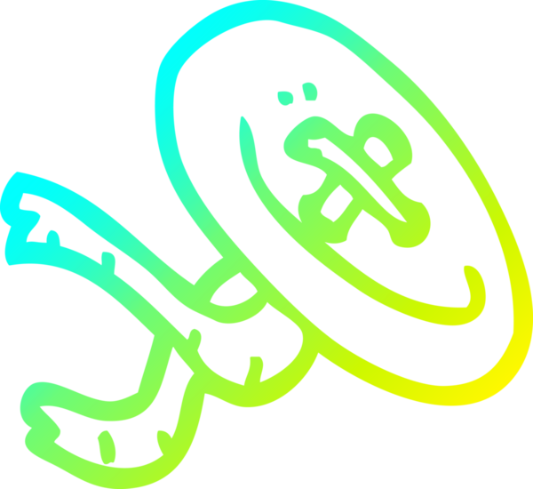 Bir insan tarafından çizilmiş eski bir karikatür çizgi çizimi