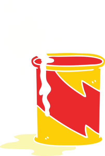 El çizimi tuhaf bir çizgi film patlayan yağ kutusu bir insan tarafından çizilmiş.