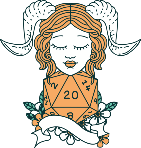 Retro Dövme Biçimi Bir insan tarafından çizilmiş doğal yirmi zar atışıyla düzenleme