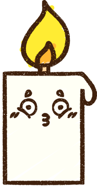 Bir insan tarafından çizilen Mum Tebeşiri