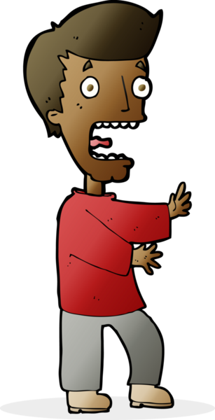 Bir insan tarafından çizilmiş karikatür.