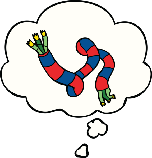 Bir insan tarafından çizilmiş düşünce baloncuklu karikatür teknolojisi kablosu