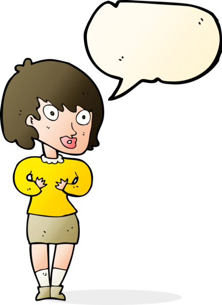 Çizgi filmdeki kadın 