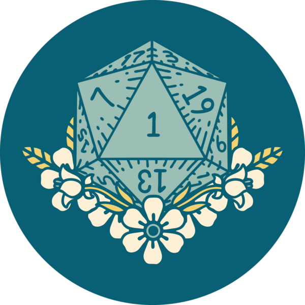 Retro Dövme Tarzı Doğal Zarlar Bir insan tarafından çizilmiş çiçek elementleri ile yuvarlanır