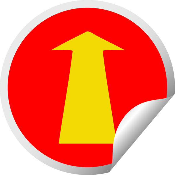 Bir insan tarafından çizilmiş dairesel soyma etiketi.