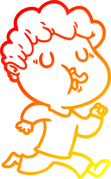 Bir insan tarafından çizilmiş, çizgi film karakteri.