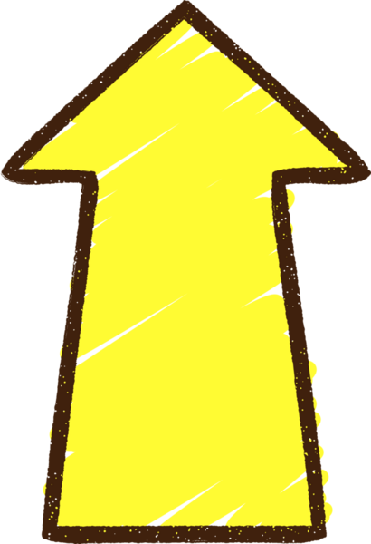 Bir insan tarafından çizilen ok tebeşiri işaretleniyor