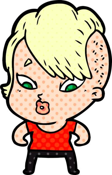 Bir insan tarafından çizilmiş bir karikatür.