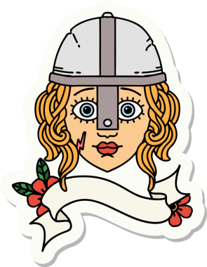 Bir insan tarafından çizilmiş insan dövüşçüsünün çıkartması.