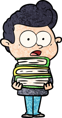 Bir insan tarafından çizilmiş çizgi film bakışlı adam.