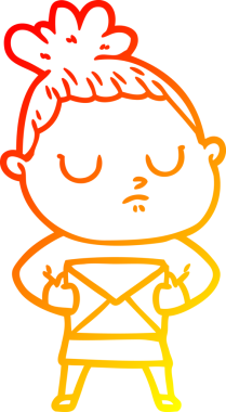 Bir insan tarafından çizilmiş, karikatür çizimi.