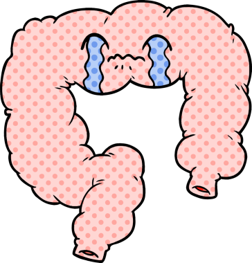 bir insan tarafından çizilmiş karikatür kolonu