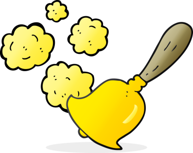 Bir insan tarafından çizilmiş serbest çizim el çanı.