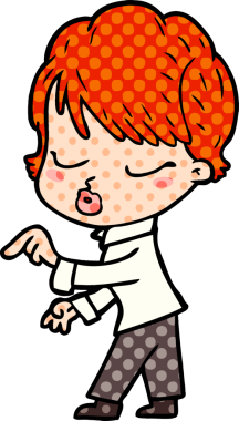 Bir insan tarafından çizilmiş gözleri kapalı çizgi film kadını.