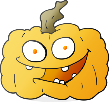 Bir insan tarafından çizilmiş balkabağı çizimi.