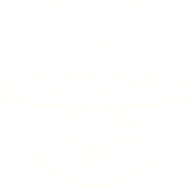 Bir insan tarafından çizilmiş erişte kasesi tebeşiri.