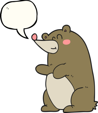 Bir insan tarafından çizilmiş serbest konuşma balonu karikatürü.