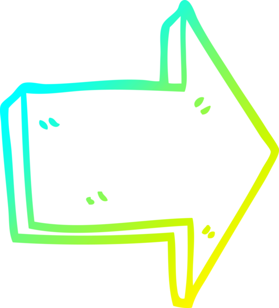 Bir insan tarafından çizilmiş bir çizgi filmin soğuk eğimli çizimi.