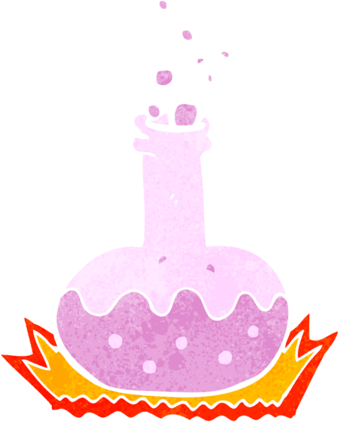 bir insan tarafından çizilmiş karikatür bilim deneyi