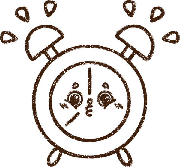 Bir insan tarafından çizilen Çalan Alarm Kömürü Çizimi