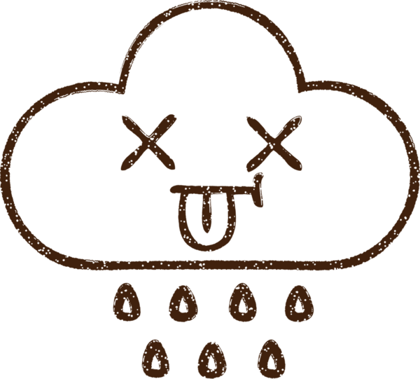 Bir insan tarafından çizilmiş bulut kömürü çizimi