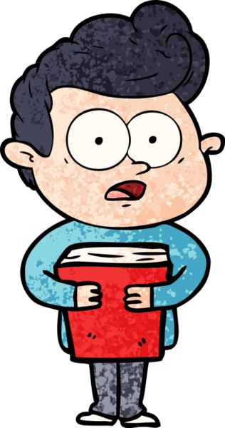 Bir insan tarafından çizilmiş çizgi film bakışlı adam.