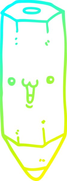 Bir insan tarafından çizilmiş mutlu çizgi film karakteri çizimi.