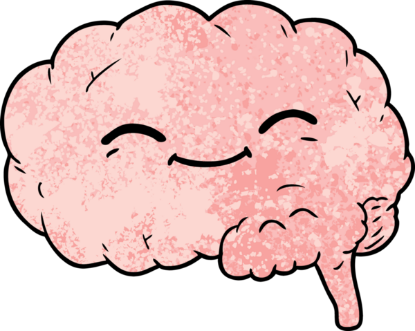 bir insan tarafından çizilmiş çizgi film beyni