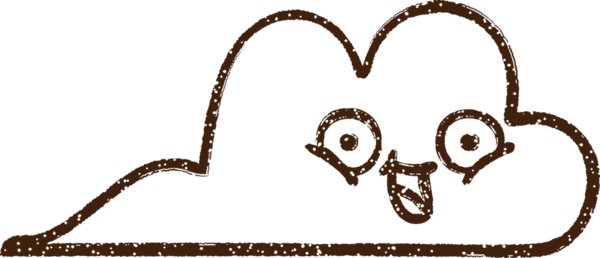 Bir insan tarafından çizilmiş bulut kömürü çizimi