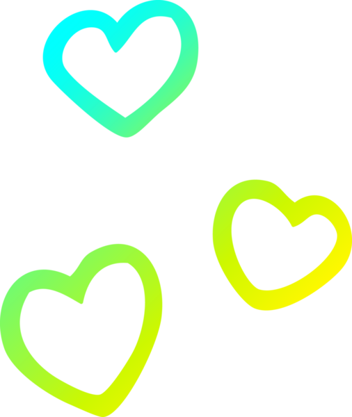 Bir insan tarafından çizilmiş bir aşk karikatürü çizimi.